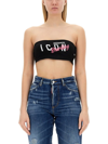 DSQUARED2 DSQUARED2 DARLING STRAPLESS TANK TOP