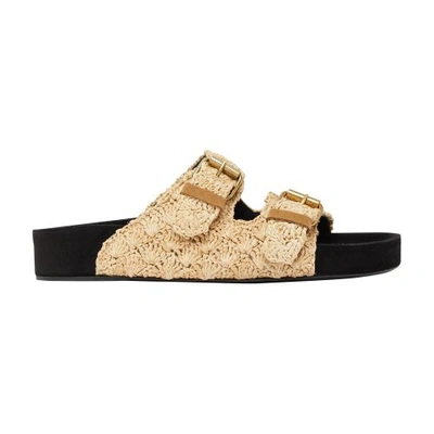 Isabel Marant Lennyo Sandals In Natural