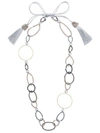NIGHT MARKET bead and ring long necklace,W17NL45NM12254505