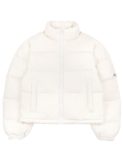 Sporty And Rich L.a. Crown Puffer Jacket In Cream
