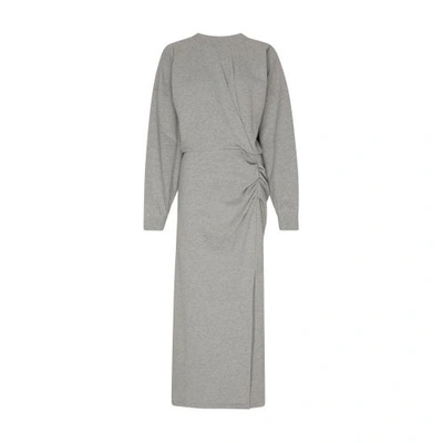 Marant Etoile Salomon Maxi Dress In Grey