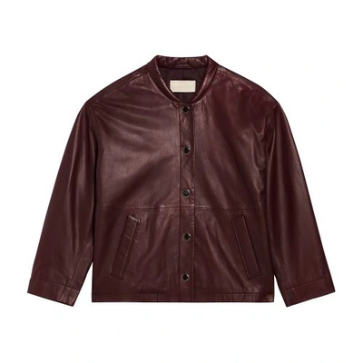 Vanessa Bruno Apollo Jacket In Bordeaux