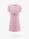Versace Pink Medusa Mini Dress In Pink