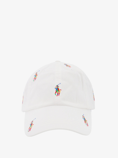 Polo Ralph Lauren Men's Twill Pony Baseball Hat In White