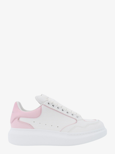 Alexander Mcqueen Larry Patent Leather Sneakers In White