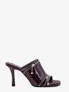 Burberry 85mm Zip-detailed Mules In Red