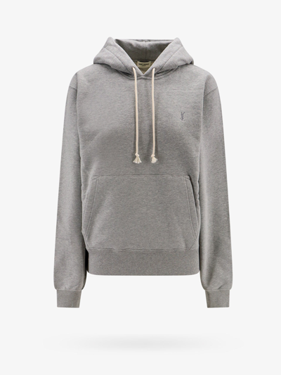 Saint Laurent Sweatshirt In Grey