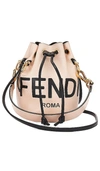 Fwrd Renew Fendi Mon Tresor Bucket Bag In 米色