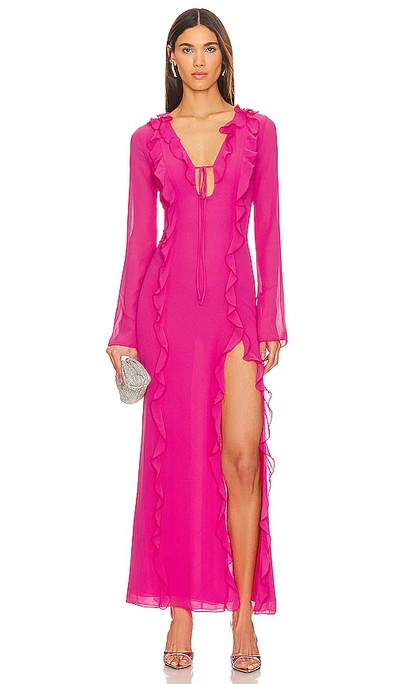 Nbd Janvi Maxi Dress In Pink