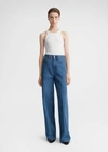 Totême Toteme Women Wide-leg Dennim Jeans In Vibrant Blue