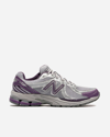 New Balance 860v2 Leather-trimmed Mesh Sneakers In Grey