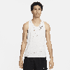 Nike Men's Aeroswift Dri-fit Adv Running Singlet In White