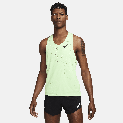 Nike Men's Aeroswift Dri-fit Adv Running Singlet In Green