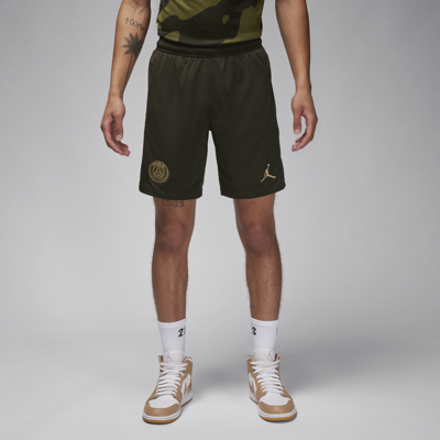 Nike Men's Paris Saint Germain 2023/24 Stadium Fourth Jordan Dri-fit Soccer Replica Shorts In Green