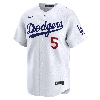 Nike Freddie Freeman Los Angeles Dodgers  Men's Dri-fit Adv Mlb Limited Jersey In White