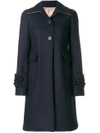 N°21 Nº21 SEQUINNED CUFFS COAT - BLUE,N2MN041321912257166