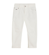 BRUNELLO CUCINELLI EMBROIDERED STRAIGHT JEANS (4-12 YEARS)