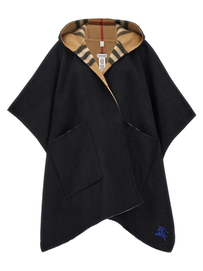 BURBERRY BURBERRY REVERSIBLE HOODED CAPE