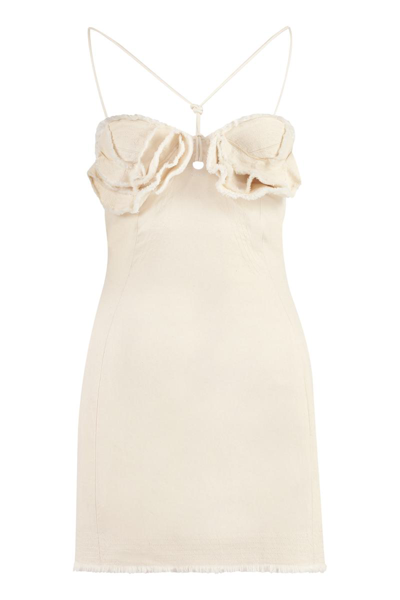 JACQUEMUS JACQUEMUS ARTICHAUT COTTON MINI-DRESS