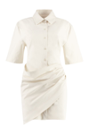 Jacquemus La Robe Camisa Shirt Dress In Panna
