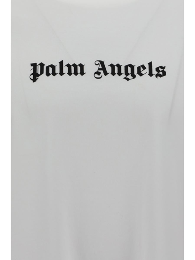 Palm Angels T-shirts In White Black