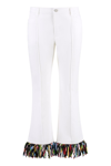 PUCCI PUCCI CROPPED FLARED TROUSERS