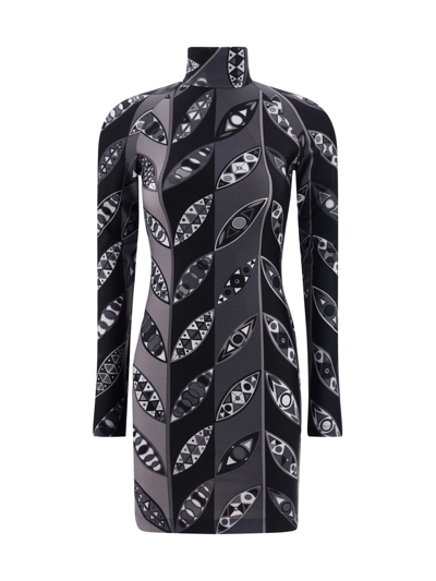 Pucci Mini Dress  Clothing In Grigio/nero