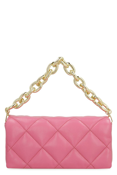 Stand Studio Hera Quilted Leather Bag In Fuchsia