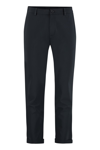 The (alphabet) Tailored Cuffed Trousers In Blue