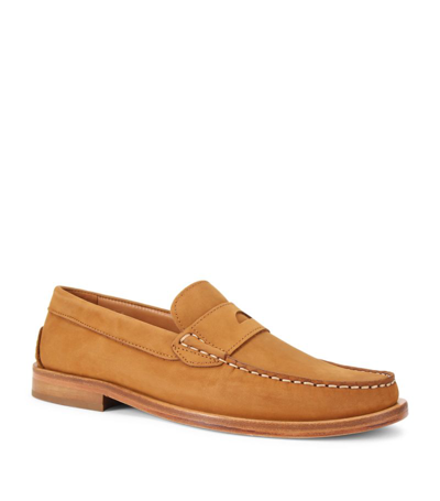 Kurt Geiger Leather Luis Loafers In Tan