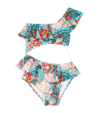 MARIE RAXEVSKY FLORAL CUT-OUT SWIMSUIT (2-12 YEARS)