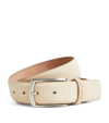 Zegna Suede Belt In Neutrals