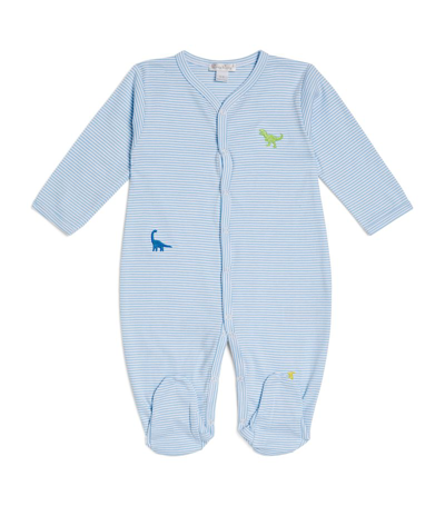Kissy Kissy Embroidered All-in-one (0-9 Months) In Blue