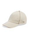 Zegna Cotton-wool Baseball Cap In Light Beige