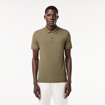 Lacoste Men's Slim Fit Petit Piqué Cotton Polo - M - 4 In Green