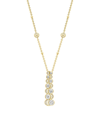 BOODLES YELLOW GOLD AND DIAMOND OVER THE MOON NECKLACE