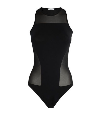 WOLFORD SHEER OPAQUE BODYSUIT