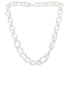 Martine Ali Silver Coated Yurel Necklace In Silver