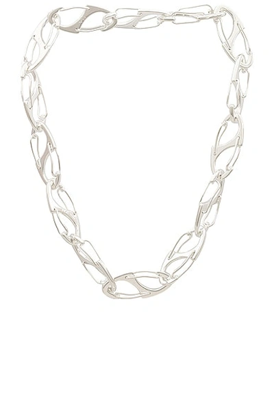 Martine Ali Silver Coated Bias Necklace