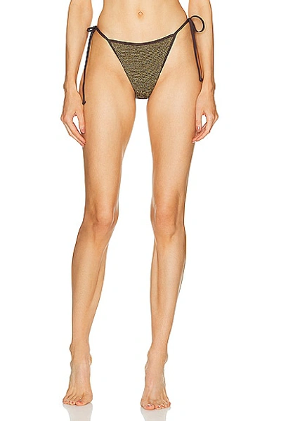 Bond Eye Anisha Bikini Brief In Cocoa Lurex