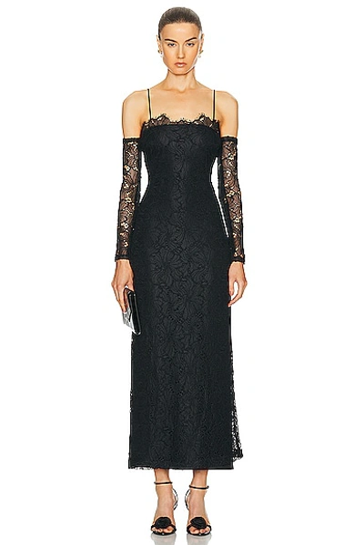 Alexis Rishell Dress In Black Lace