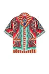Pierre-louis Mascia Man Shirt Rust Size M Silk In Multi