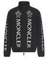 Moncler Ponset Reversible Nylon Jacket In Black