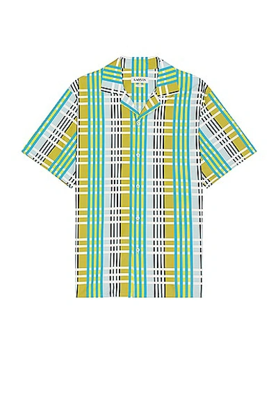 LANVIN PRINTED BOWLING SHIRT