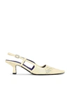 BURBERRY CHISEL SLING BACK PUMP