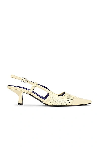 Burberry Chisel Sling Back Pump In Daffodil