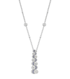 BOODLES PLATINUM AND DIAMOND OVER THE MOON NECKLACE