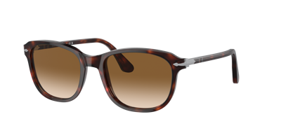 Persol Unisex Sunglass Po1935s In Clear Gradient Brown