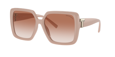 Tiffany & Co T-monogram Square Plastic Sunglasses In Pink Gradient