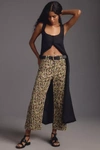 PILCRO THE SKIPPER HIGH-RISE WIDE-LEG PANTS BY PILCRO: PRINTED EDITION
